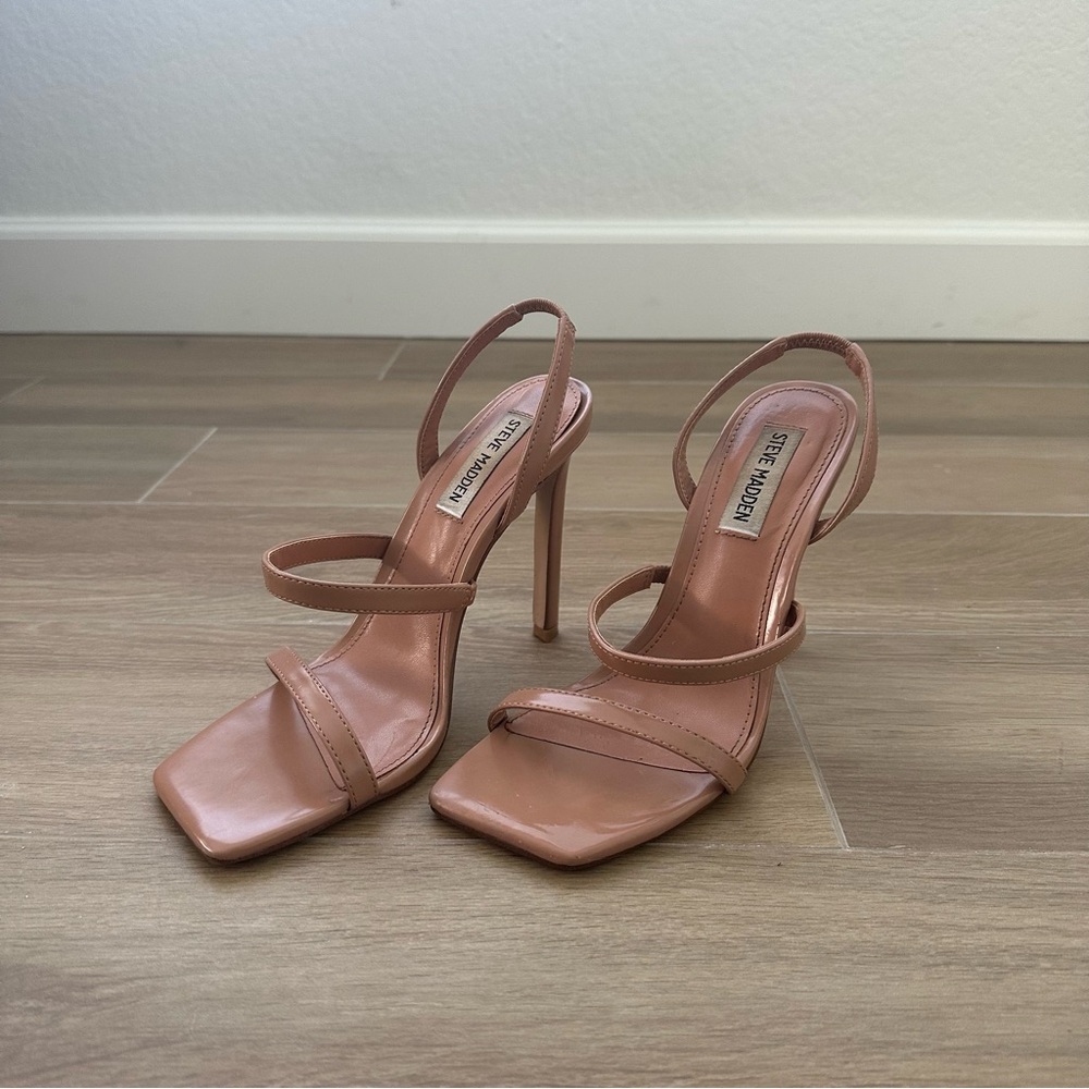 Steve Madden Nude Strappy Heels